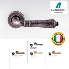 Coppia maniglie maniglia per porte interne modello SIENA ottone design classico