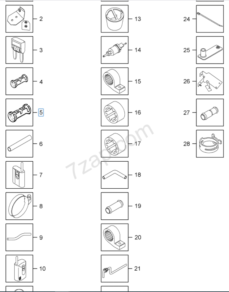 24x originale Gm/opel 90543866 Anschluss Stücke Kabelsatz 1286664 