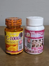 Authentic Acorbic  Vitamin C- 1000mg And Supreme Gluta White Softgels. 1 Pc Each