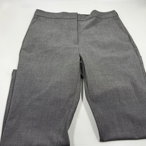 Zara Men’s Dress Pants Slim Fit Size XL Grey Polyester Blend Straight Leg Pant - Picture 2 of 9