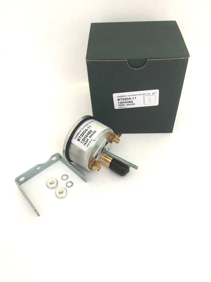 13H4460 - CLASSIC MINI TEMPERATURE GAUGE BLACK FACE C.N.H SMITHS BT2204-11 - Image 2 of 3