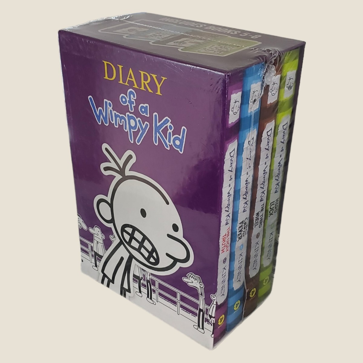 Diary of a Wimpy Kid Box of Books 5-8 in Hardcover by Jeff