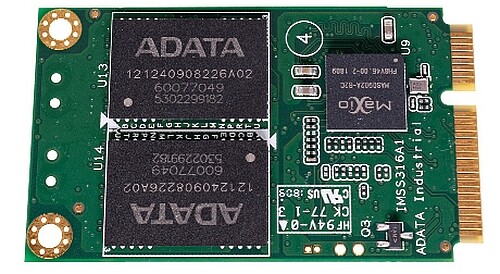 Adata IMSS316 128 GB 540 MB/s SATA III 3D TLC mSATA SSD internes Solid-State-Laufwerk - Bild 2 von 4