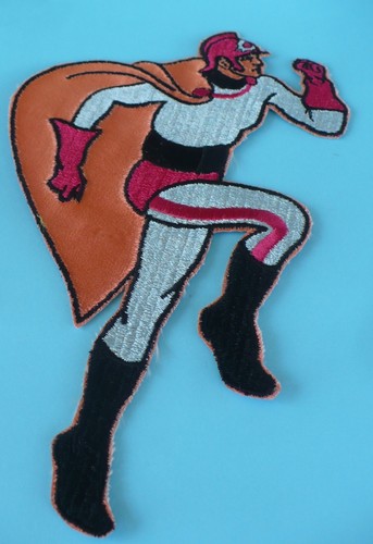 1970'S SUPERHERO LARGE SEW ON PATCH - Picture 2 of 3