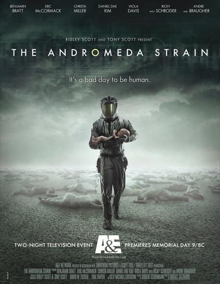 THE ANDROMEDA STRAIN Movie POSTER 27x40 B Benjamin Bratt Nicola Anderson  Magda