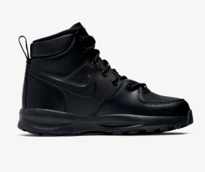 Nike Manoa LTR Boots Shoes TD BQ5374-001 Black Toddler Kids Size 7C