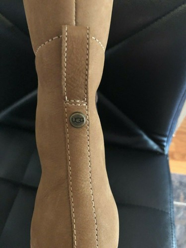 NEW UGG AUSTRALIA  MASON LASE UP WEDGE BROWN WEATHERPROOF BOOTS SIZE 6.5 - Imagen 4 de 7