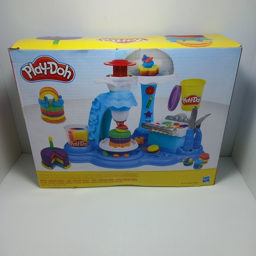 New Play-Doh Rainbow Decorate Cake Party Set With 7 Cans Of Play-Doh - Picture 5 of 6