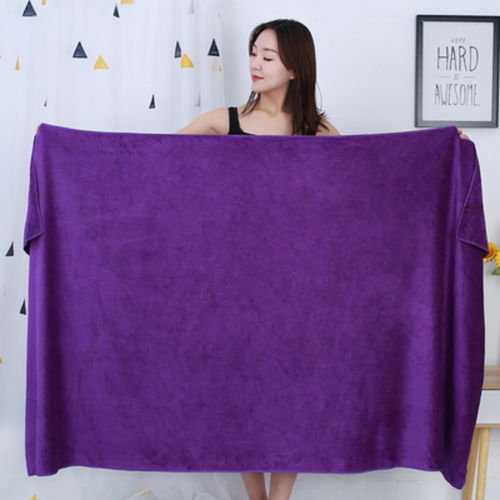 Oversized Super Soft Bath Single Towel 100% Coral Velvet Cotton Bath single - Picture 7 of 14