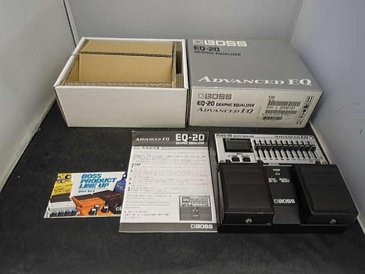 BOSS EQ-20 Graphic Equalizer Advanced EQ Guitar Effect Pedal BOSS EQ-20 Graphic Equalizer Advanced EQ Guitar Effect Pedal