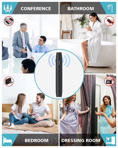 RF Signal Detektor Stift Anti-Spion versteckte Kamera Audio Bug Finder Scanner GPS - Bild 3 von 9