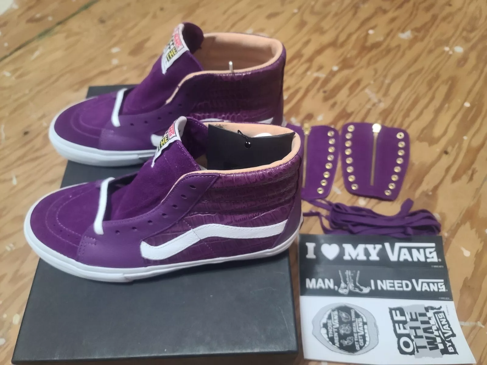 VANS X CONCEPTS CNCPTS Sk 8 Hi violet TAILLE 9 golf wang supreme