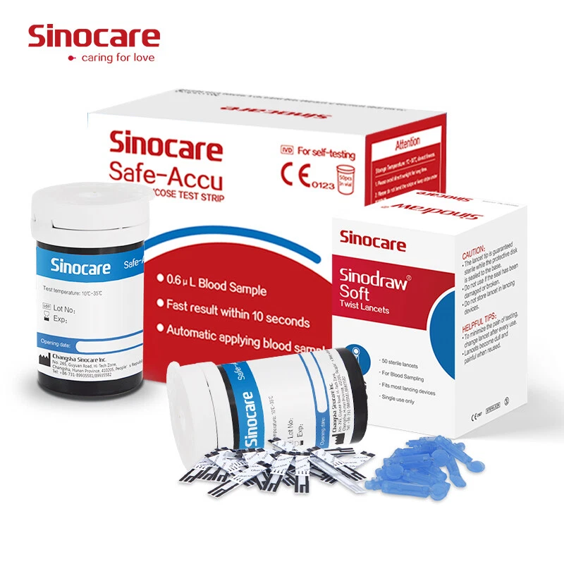 Blutzuckerteststreifen 50-500 Stk. für Accu Blutzuckermessgerät Codefree