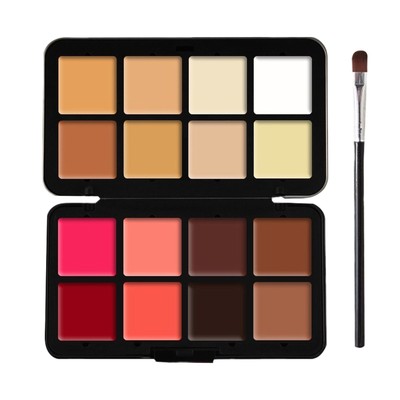16 Colors Professional Makeup Contour Face Cream Concealer Foundation Palette