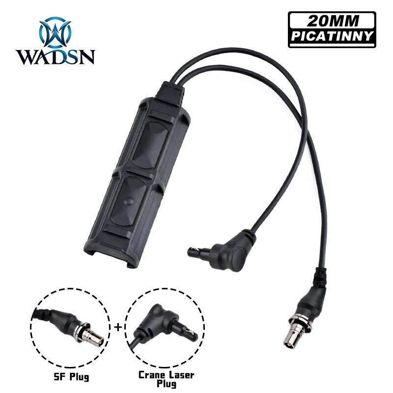 Tactical Remote Dual Pressure Switch Crane SF 2.5mm For PEQ DBAL