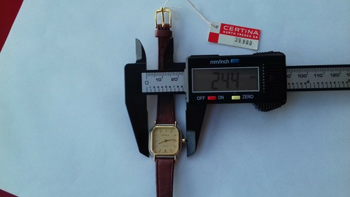 Certina QUARTZ 133.2024.43 VINTAGE NOS WATCH SWISS MADE MONTRE 70's UHR OROLOGIO - Imagen 3 de 12