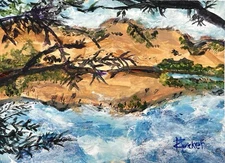 Landscape Painting-Original Acrylic Painting-Colorado Landscape-Home Decor Art