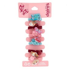 Girl's Claire's Club - Glitter Animal Critters Characters Elastic Hair Ties