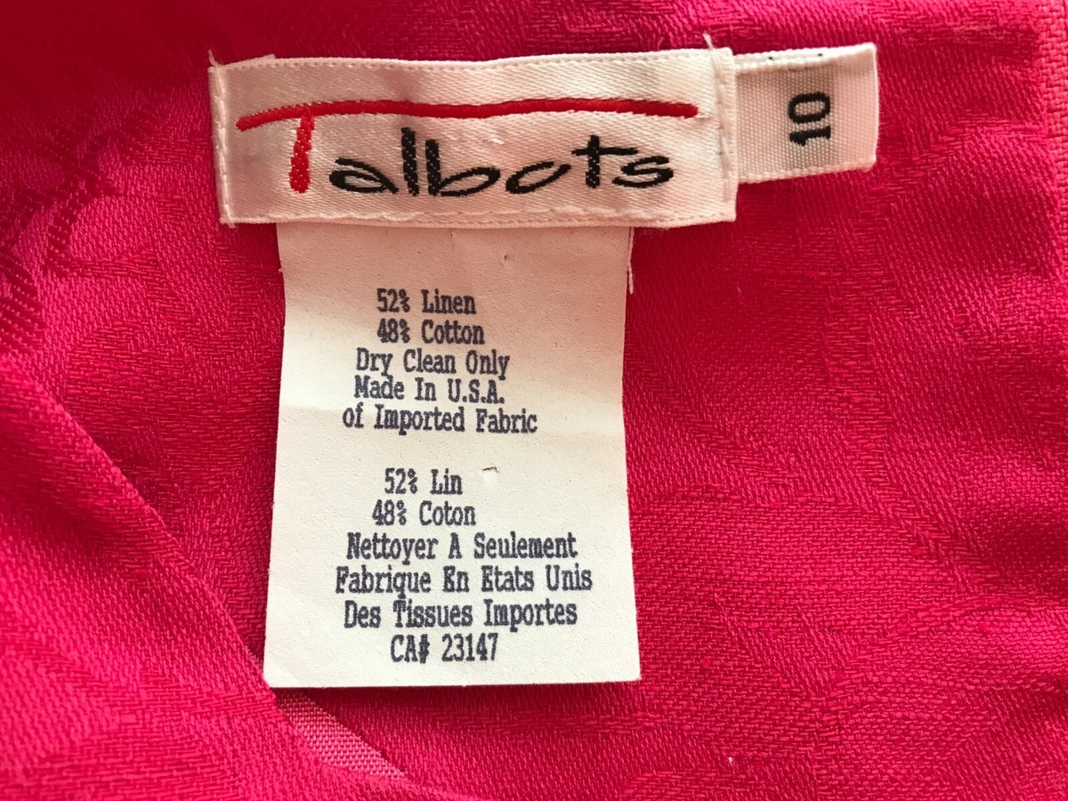 Vtg Talbot's Dress Short Sleeves Scalloped Neck and Sleeves Size 10 View 4