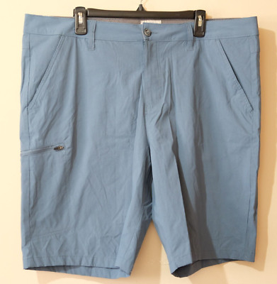 Weatherproof Vintage Men's Trail Short - Performance Stretch, Quick-Dry, With Zipper Pockets (Blue, 40) - View #10