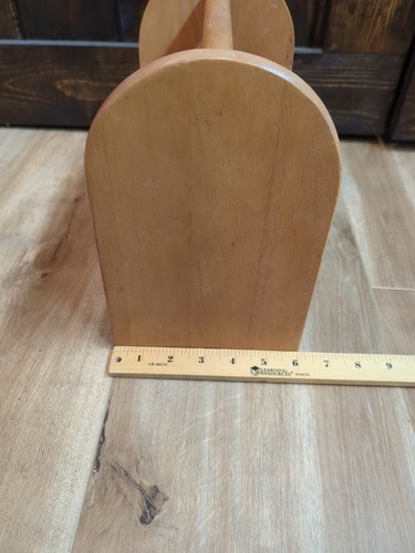 Vtg Kamenstein Solid Wood Utensil Holder Caddy Organizer Rooster Country - Picture 8 of 8