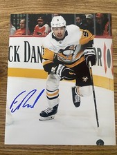 Evan Rodrigues Autographed 8x10 Photo Pittsburgh Penguins