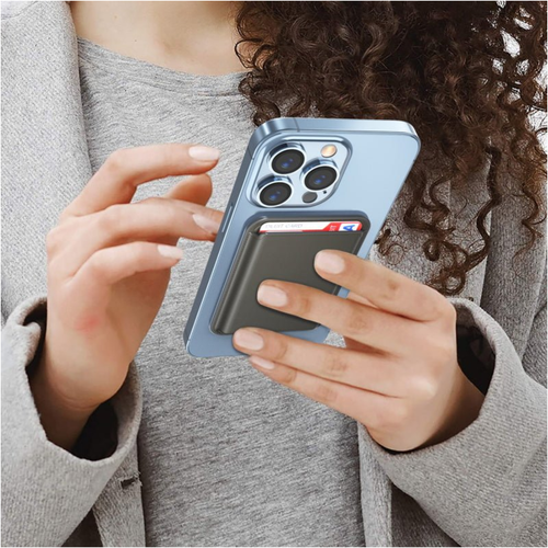 For iPhones Universal Magnetic Phone Wallet Compatible with MagSafe Devices - Picture 5 of 7