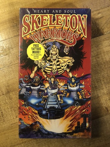 Skeleton Warriors “Heart And Soul” VHS - Brand New Factory Sealed Grading Ready
