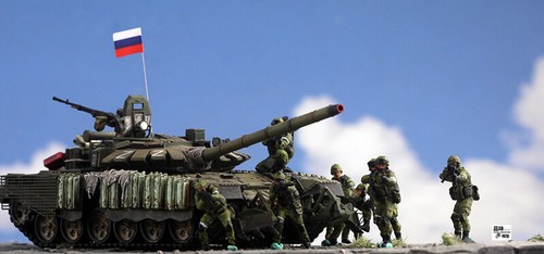 Homemade 1/72 Russian Armored Combat Team 8 Troopers Finished Colored Model - Picture 15 of 19