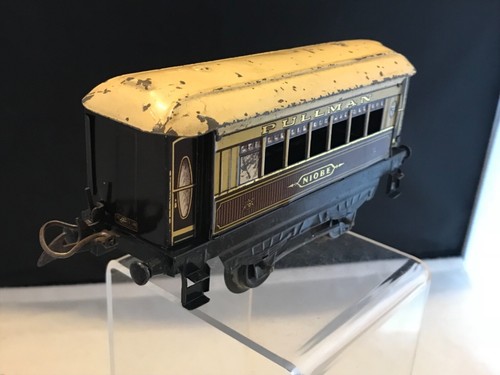 VINTAGE HORNBY O GAUGE TINPLATE No1 PULLMAN COACH NIOBE ( FIXED DOORS ) - Picture 5 of 12