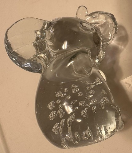 Bubble Elefant Glas Kunst Murano? Kunstglas Italien? Figur Mundgeblasen - Bild 11 von 13