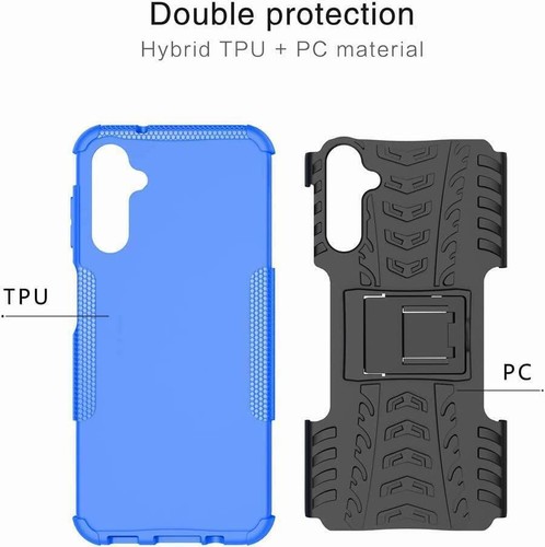 TPU Armor Heavy Duty Hybrid Stand Case Cover For Samsung Galaxy A05 A05S A15 5G - Picture 7 of 13