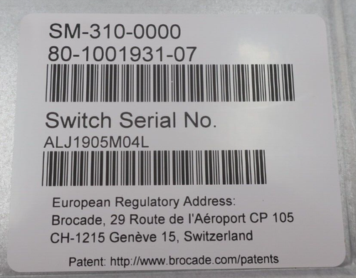 Brocade 300 SM-310-0000 310 24-Port 8Gb FC SAN Switch 16-Ports Active + Licenses - 第 4/5 張圖片