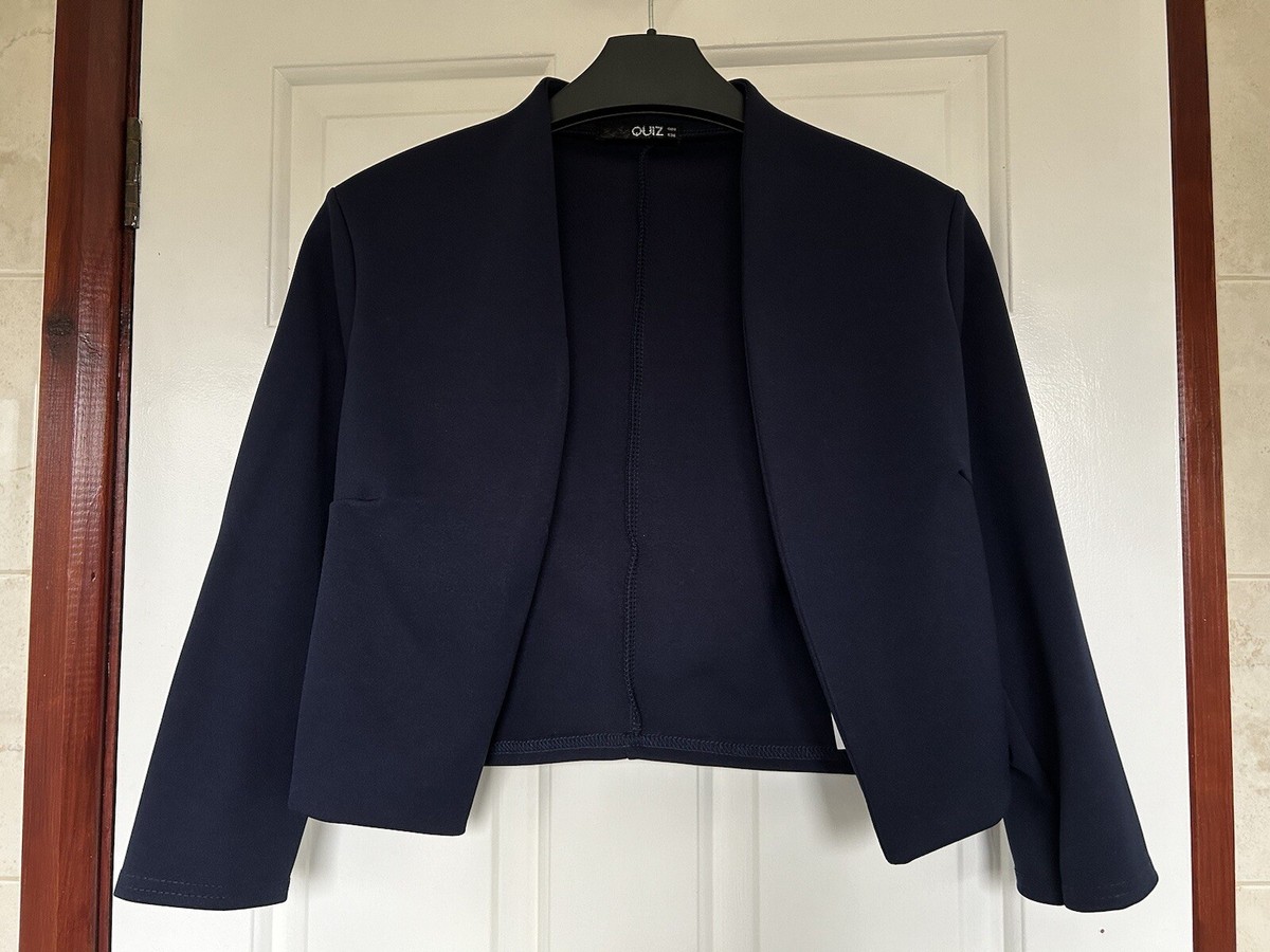 Clothing Dark Navy Bolero Jacket Mahindra Bolero Navy Chiffon