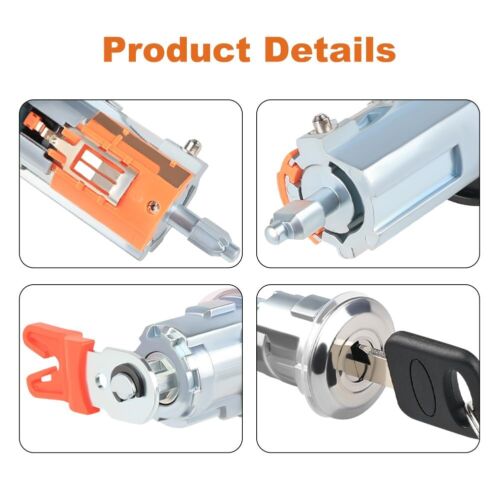 Door Lock Cylinder Ignition Switch with Keys Compatible with Ford Econoline E... - Picture 6 of 7