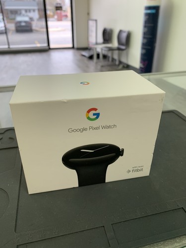 GOOGLE PIXEL WATCH WITH AVEC FITBIT GQF4C *BRAND NEW *SEALED BOX *MATTE BLACK
