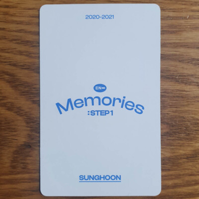 Sunghoon Official Photocard Enhypen Memories : Step 1 DVD Kpop