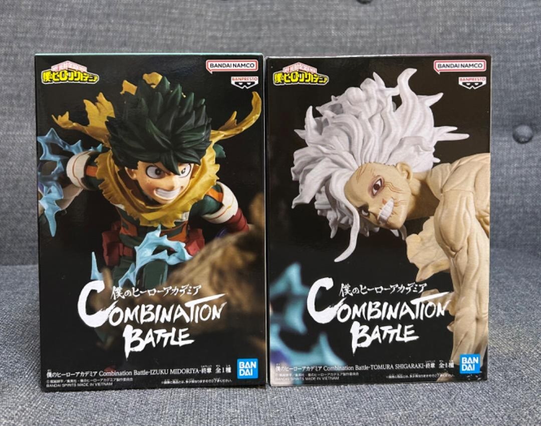 僕のヒーローアカデミア COMBINATION BATTLE フィギュア セット My Hero Academia Combination Battle IZUKU MIDORIYA & TOMURA