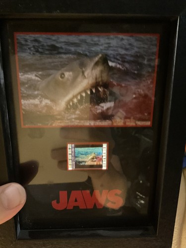 JAWS BLOCKBUSTER EXCLUSIVE NUMBERED SENITYPE FILM CELL RARE MOVIE - Picture 2 of 7