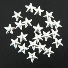 Threadart Specialty Nailhead - Silver Star 10x10mm - 1 Gross