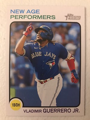 2022 Topps Heritage New Age Performers Vladimir Guerrero Jr. Toronto Blue Jays