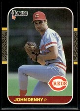 1987 Donruss #329 John Denny Cincinnati Reds