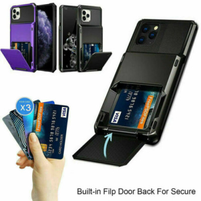 Für iPhone 17 16 15 14 13 12 Pro Max Slim Stoßfest Handyhülle Kartenhalter