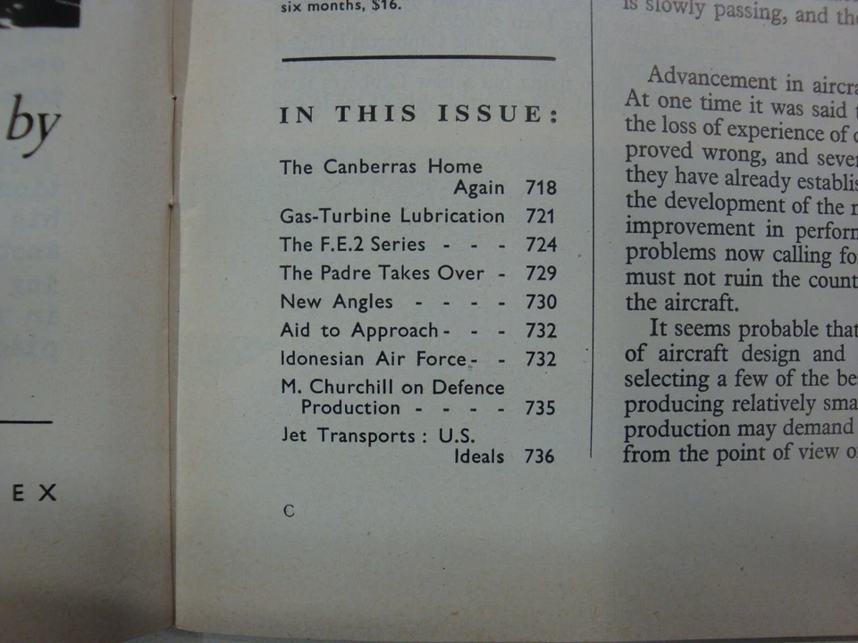 Flight 12 Dec 1952: Farman F.E.2, RFC Pusher, RAF Canberra, Indonesian Air Force - Image 2 of 4
