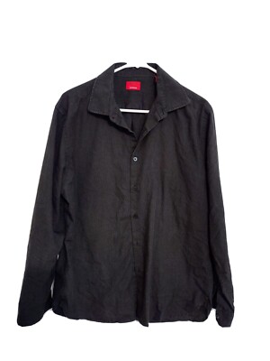 Men's Black Alfani Dress Shirt | eBay