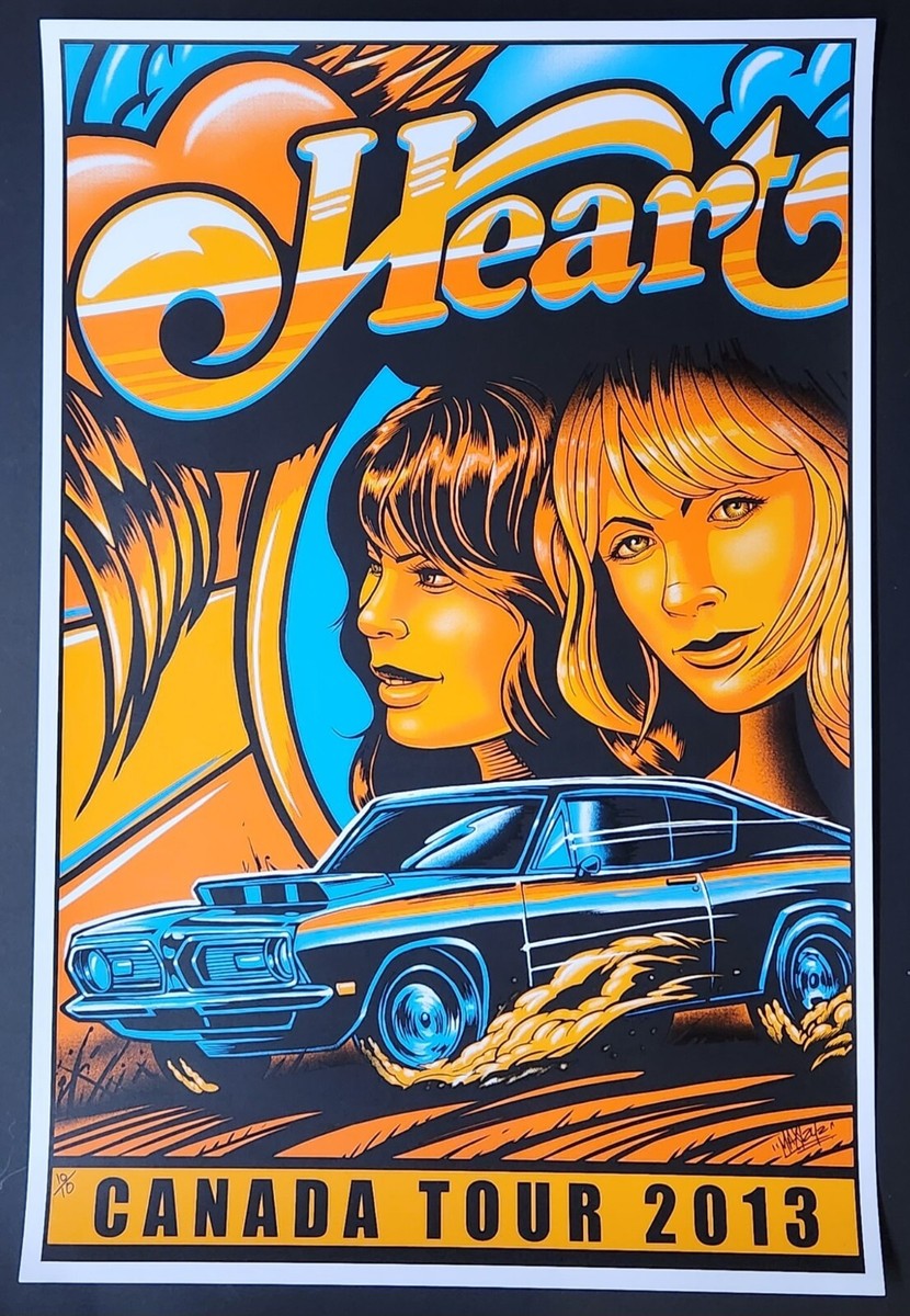 Heart Canada Tour 2013 Poster Print #10/10 by Maxx242 Ann Nancy