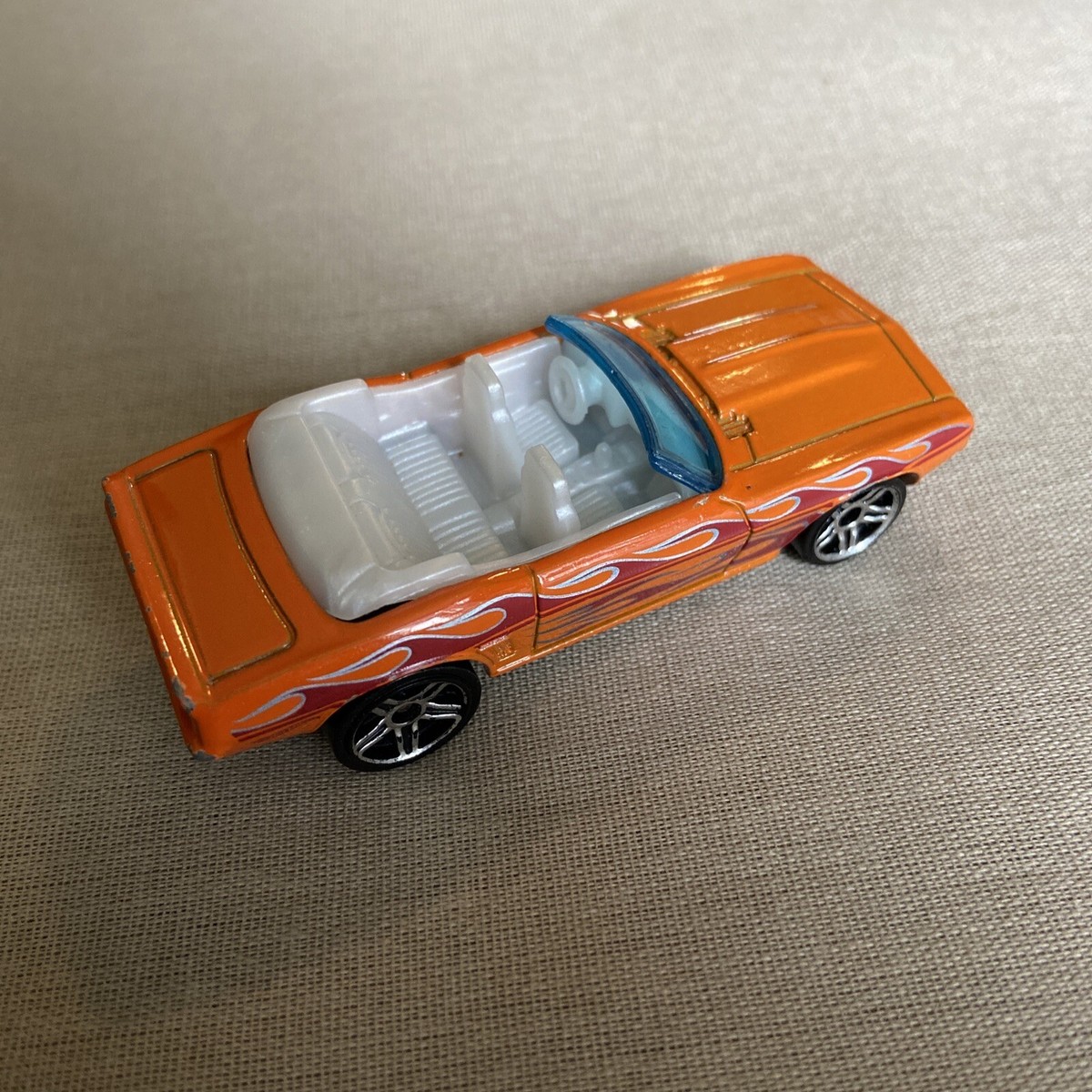 Hot Wheels 2006 Convertible '69 Camaro Orange Flames 1:64 | eBay