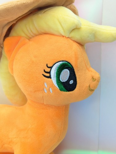 My Little Pony Applejack con sombrero de felpa 12 pulgadas MLP peluche sin etiqueta - Imagen 4 de 13