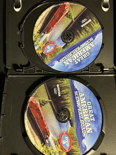 Great American Scenic Railroads DVD Questar 3 DVDs Over 10 Hours Free Shipping - Picture 4 of 4