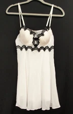 New Linea Donatella Blush Pink Babydoll Thong Panty Lingerie Set Bridal Y2K